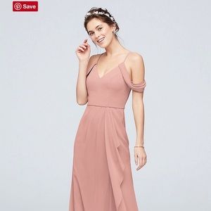David’s Bridal bridesmaid dress in Ballet
